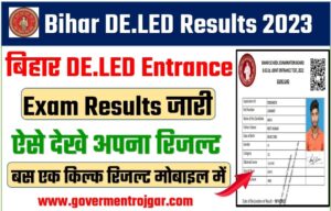 Bihar Deled Entrance Exam Results 2023