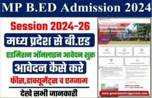 MP BED Admission 2024