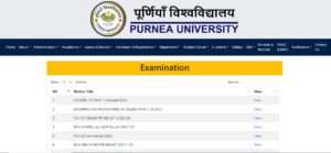 Purnea University BED Result 2023-25 link