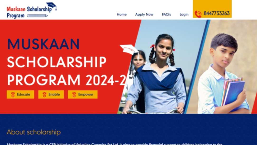 Muskan Scholarship Program 2024