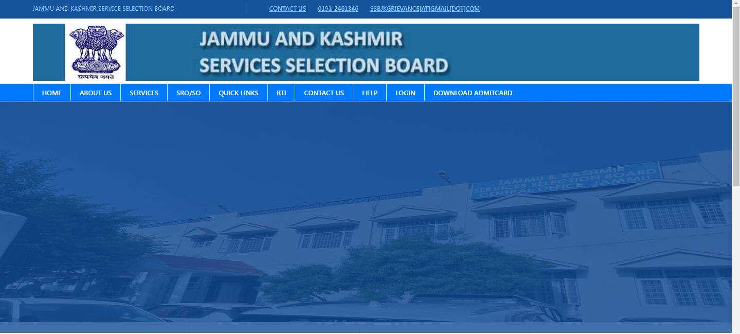 JKSSB New Recruitment 2024